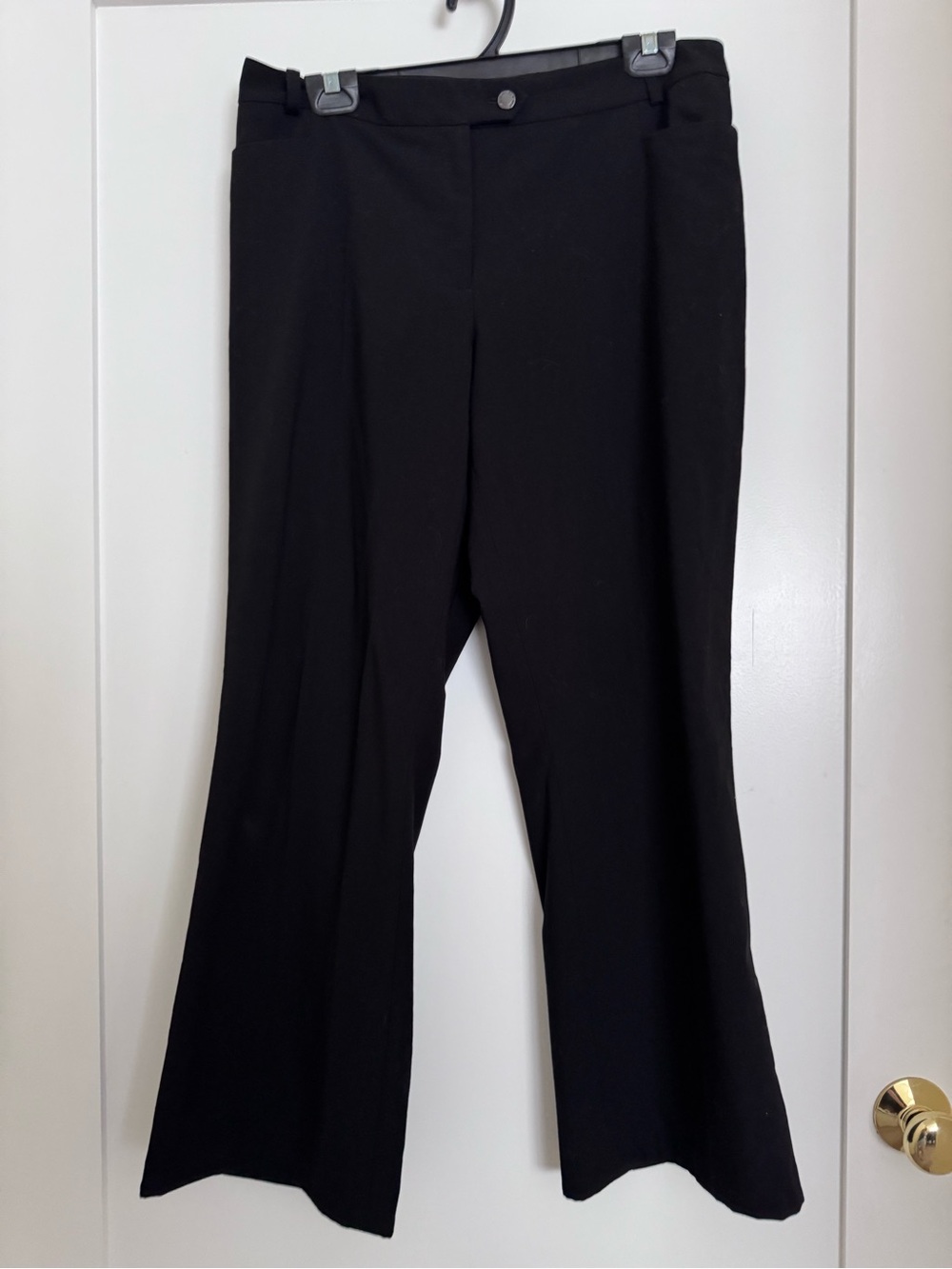 Calvin Klein Black Wide-Leg Trousers